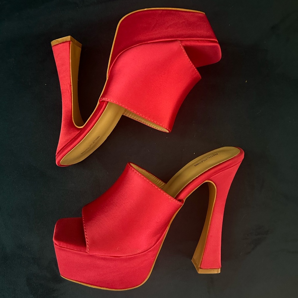Pretty little thing high heels